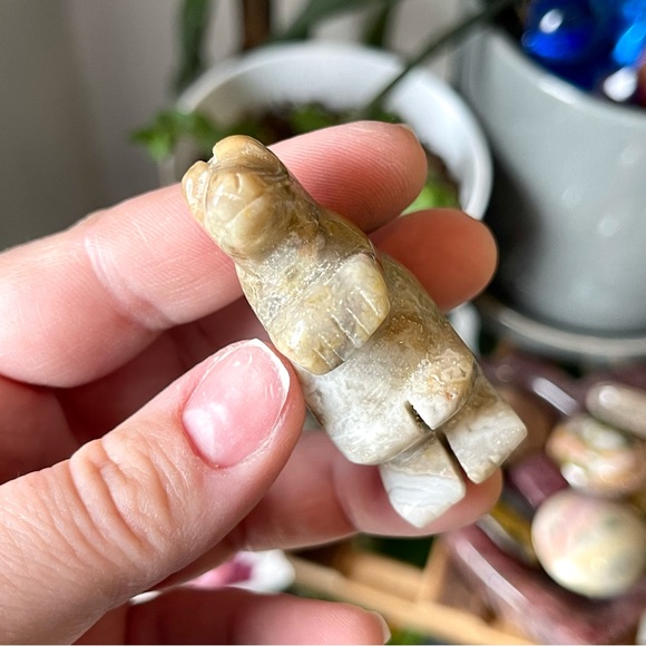 🦖Crazy Lace Agate Crystal Dinosaur Dino Figure🦖 - Picture 5 of 5